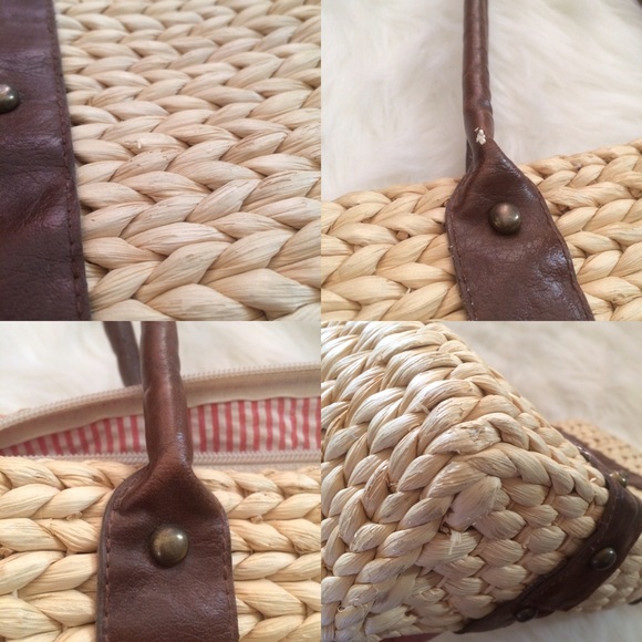 Super Cute Vintage Straw Bag - Picture 4 of 4